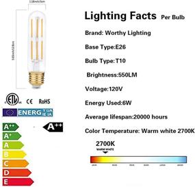 img 3 attached to 💡 Industrial Pendant Lighting: Dimmable Tubular Edison Equivalent for Electrical Components