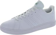 adidas advantage tennis white green men's shoes for athletic logo