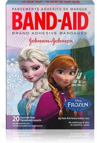 img 3 attached to ❄️ Disney's Frozen Band-Aid Adhesive Bandages, Assorted Sizes, 20 Count - Varying Packaging Options