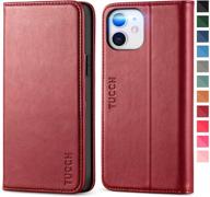 tucch case wallet for iphone 12 pro/iphone 12 5g logo