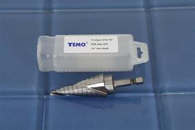 img 2 attached to 🔩 High-Performance TEMO Cobalt Spiral Flute 22 2mm Drill Bit for Precision Drilling