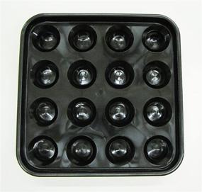 img 1 attached to 🎱 Iszy Billiards 16-Ball Tray for Standard Pool Balls (2 1/4-Inch, Black)