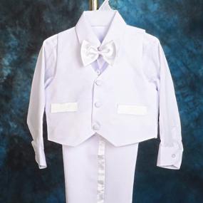 img 1 attached to Lito Angels Formal Wedding Outfits: Exceptional Boys' Clothing Selection