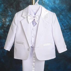 img 3 attached to Lito Angels Formal Wedding Outfits: Exceptional Boys' Clothing Selection