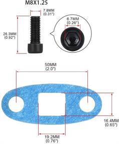 img 2 attached to PTNHZ RACING AN10 Turbo Oil Return/Drain Flange Adapter Compatible For Toyota Lexus 1JZ 2JZ GTE