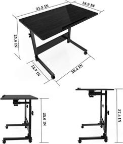 img 1 attached to Goteroerce Adjustable Overbed Hospital Foldable Furniture