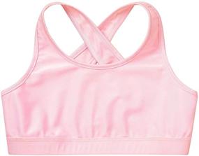 img 2 attached to Hansber Metallic Sleeveless Sports Performance Girls' Clothing for Active