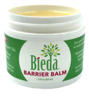 bieda barrier balm: natural soothing cream for incontinence and bed sores, zinc oxide free. easy application, non-sticky residue! logo