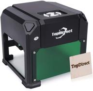 topdirect 3w mini desktop engraving machine with 3000 mw power for diy logo marking wood carving - ce approved logo