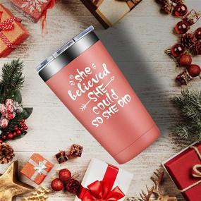 img 1 attached to 🎓 Inspirational Graduation Gifts for Her - Daughter, Girls, Friend - Going Away, College & Job Success - 20oz Vacuum Tumbler