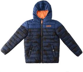 img 4 attached to ❄️ SNOW DREAMS Quilted Thicken Outerwear: Boys' Jackets & Coats for Ultimate Warmth