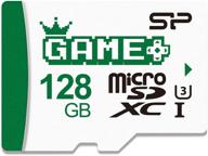 💾 карта памяти silicon power 128 гб sdxc micro sd с адаптером | карта памяти для nintendo-switch | скорость записи 80 мб/с логотип