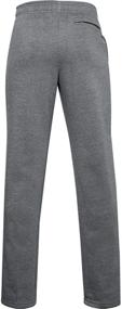 img 2 attached to Stay Warm and Stylish with Under 🔥 Armour Rival Fleece Pants: Perfect for Boys' Clothing