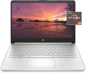 img 4 attached to HP 14 Laptop, AMD Ryzen 5 5500U, 8 GB RAM, 256 GB SSD Storage, 14-inch Full HD Display, Windows 10 Home, Thin & Portable, Micro-Edge & Anti-Glare Screen, Long Battery Life (2021 Model)