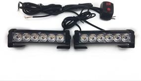 img 1 attached to TASWK 6 LED Дневные ходовые огни сигнальные маячные огни для грузовиков автомобилей - водонепроницаемый янтарный аварийный свет