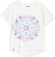 👚 desigual girls' short sleeve t-shirt: vibrant and stylish girls' clothing logo