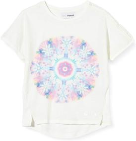 img 4 attached to 👚 Desigual Girls' Short Sleeve T-Shirt: Vibrant and Stylish Girls' Clothing