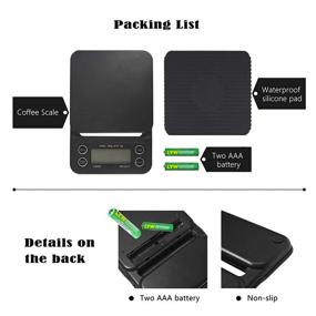 img 1 attached to ☕ Enhance Your Coffee Brewing Precision with the Digital Coffee Scale & Timer: Ideal for Pour Over and Drip Coffee Methods