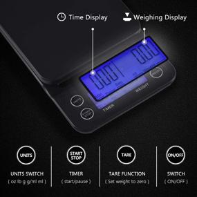 img 3 attached to ☕ Enhance Your Coffee Brewing Precision with the Digital Coffee Scale & Timer: Ideal for Pour Over and Drip Coffee Methods