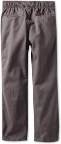 img 1 attached to 👖 Wes & Willy Boy's Twill Flat Front Pant: Stylish Comfort for Boys