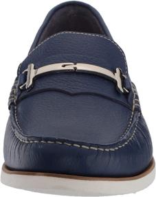 img 3 attached to 👞 Lightweight Leather Men's Loafers & Slip-Ons by Driver Club USA