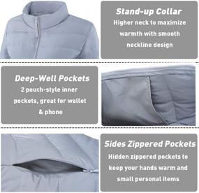 img 1 attached to ELFJOY Womens Jacket Collar Packable Women's Clothing
