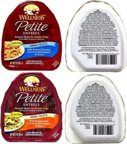 img 2 attached to 🐶 Wellness Petite Entrees Grain-Free Wet Dog Food Variety Pack - 8 Flavors - 3 oz Each (8 Total Entrees)