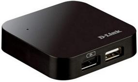 img 4 attached to Dub-H4: D-Link 4-Port USB 2.0 Hub with Fast Charging Ports - Mini USB, 5V/2.5A Adapter