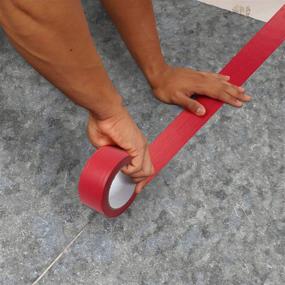 img 1 attached to 🔴 Enhanced Performance: ROBERTS 50-040 Underlayment Tape Roll in Vibrant Red Shade