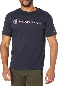 img 2 attached to Темно-синий чехол с классическим рисунком Champion 586589