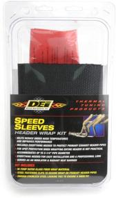 img 1 attached to 010084 Speed Sleeves - Exhaust Heat Wrap Jackets, Black - Designed for 4 and 6 Cylinder Engines