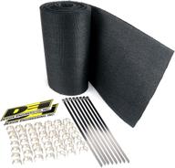 010084 speed sleeves - exhaust heat wrap jackets, black - designed for 4 and 6 cylinder engines logo