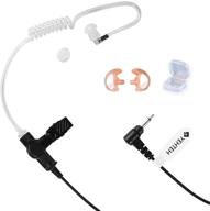 🎧 yehteh 3.5mm listen only earpiece with acoustic tube - ideal for two way radio surveillance & communication (1 pack) logo