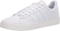 👟 adidas boys daily sneaker: sleek white men's shoes for everyday wear logo