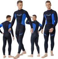 🏄 ravani 3mm neoprene wetsuit for men - full body coverage for surfing, diving, swimming, kayaking & freediving logo