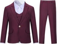 black pieces blazer pants formal boys' clothing in suits & sport coats logo