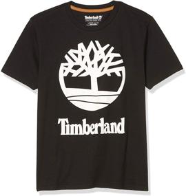 img 3 attached to Timberland Short Sleeve T Shirt Medium Boys' Clothing in Tops, Tees & Shirts