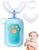 🦷 ice-man toddler electric toothbrush - u-shaped toothbrush for kids, rechargeable kid electric toothbrush - whole mouth ultrasonic autobrush logo
