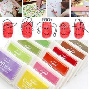 img 3 attached to 🎨 Kids' Dream DIY: ROSENICE Stamp Pads Multi Colored Set of 12pcs – Your Perfect Stamps Partner!