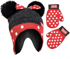 img 4 attached to Minnie Mittens: The Adorable Disney Solution for Girls' Cold Weather Accessories