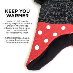 img 1 attached to Minnie Mittens: The Adorable Disney Solution for Girls' Cold Weather Accessories