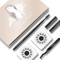 💁 easitension diy eyelash extension kit - 3d effect cluster lashes, individual lash set with glue bond, volume lashes - at home eyelash extensions, c curl lashes pack (12mm, 14mm) logo