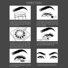 img 1 attached to 💁 EASITENSION DIY Eyelash Extension Kit - 3D Effect Cluster Lashes, Individual Lash Set with Glue Bond, Volume Lashes - At Home Eyelash Extensions, C Curl Lashes Pack (12mm, 14mm)