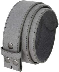 img 4 attached to 👖 Suede Leather Casual Belt Strap