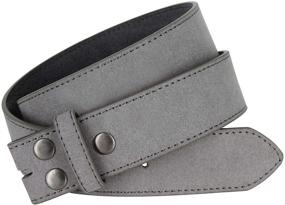 img 3 attached to 👖 Suede Leather Casual Belt Strap