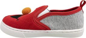 img 1 attached to 👟 Sesame Street Elmo Slip On Sneaker Shoes for Toddlers, Sizes 5-10