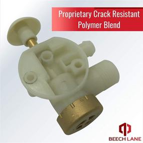 img 2 attached to 🚽 Beech Lane RV Upgraded Toilet Water Valve Assembly 385314349: Improved Performance, Leak Resistant for Dometic Sealand EcoVac Vacuflush Toilets, Long-lasting Durability, Freezing Condition Compatible