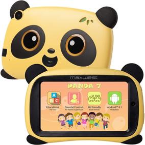 img 4 attached to Детский планшет Panda 7 с чехлом Android-планшет 7 дюймов - 16 ГБ ПЗУ WiFi
