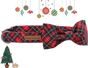 img 3 attached to 🎀 Elegant Bowtie Dog Collar with Soft and Comfortable Tail, Adjustable Gift Collar for Small, Medium, and Large Dogs