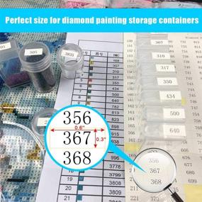 img 1 attached to 💎 Diamond Painting Storage Labels & Color Stickers Kit - Organize & Enhance Your Art Supplies!